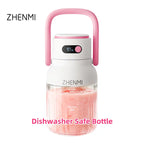 The Thoughtful Gift for Holidays & Birthday: ZHENMI Cordless Blender, 33Oz Bpa-Free, Perfect for Making Two-Serving Smoothies, Crushes Ice, USB Rechargeable – for a Fresh & Healthy Start as a Couple. Share Healthy Moments Together! Outdoor