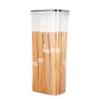 Kitchen 7Pcs Food Containers Set BPA Free Plastic Airtight Storage Box with 10Stickers and Pen
