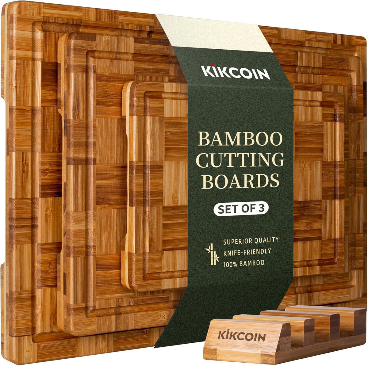 Extra Large Bamboo Cutting Board, Wood Cutting Boards for Kitchen