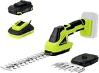 Cordless Grass Shear Bush Trimmer, 2 in 1 Handheld Hedge Trimmer(0.31"), 7.2V Electric Grass Trimmers, Lightweight Shrubbery Trimmers Battery & Charger Included, Shrub Trimmer for Garden