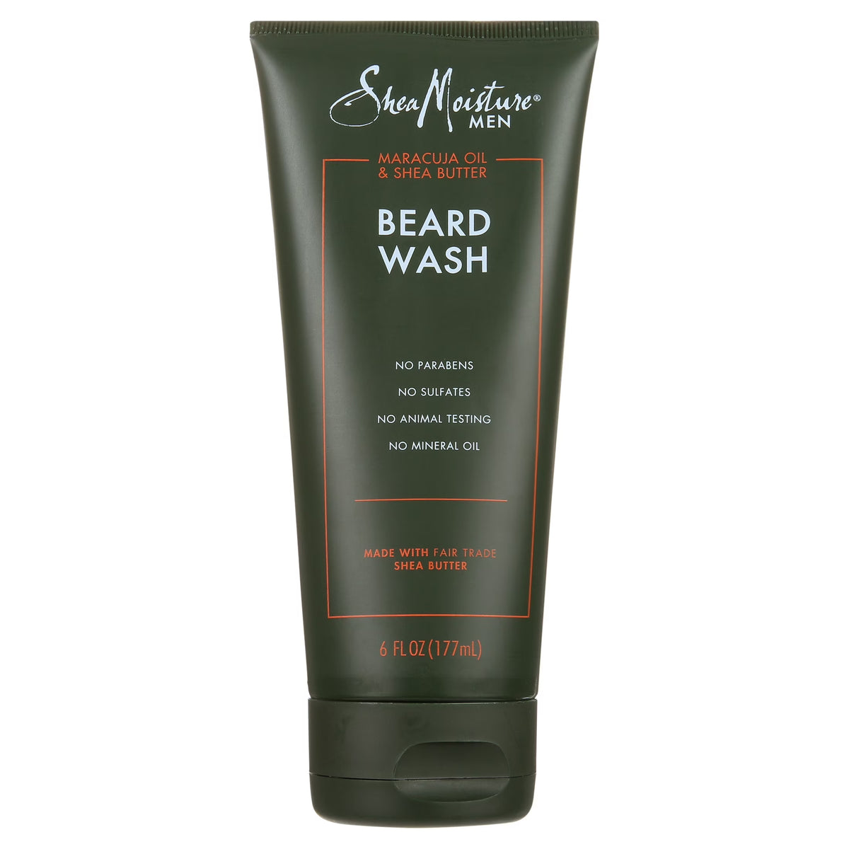 Shea Moisture Deep Clean Beard Wash with Maracuja Oil & Shea Butter, 6 Oz