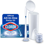 Toiletwand Toilet Cleaning Kit, 1 Starter Kit with 16 Refill Heads