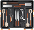 Large Kitchen Utensil Drawer Organizer Expandable Silverware Tray