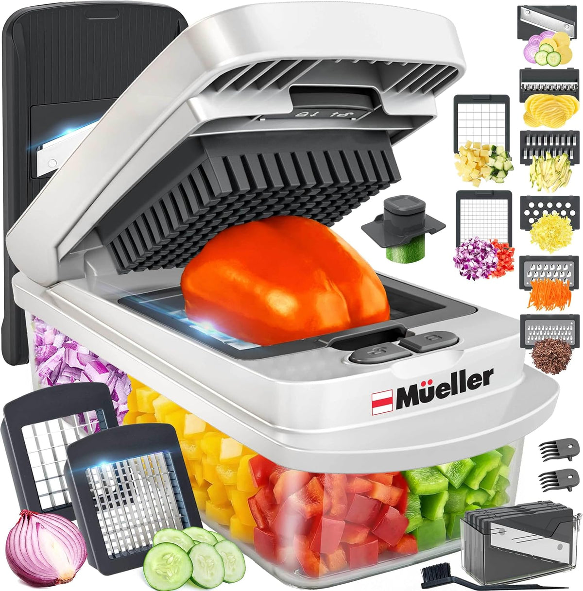 Pro-Series 10-In-1, 8 Vegetable Chopper & Mandoline Slicer