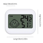 LED Thermometer Thermo-Hygrometer Multifunction Electronic Clock Temperature Humidity Meter Weather Station for Home with Alarm