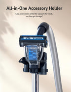1700W Canister Vacuum, 45Kpa Bagless Vacuum Cleaner for Home