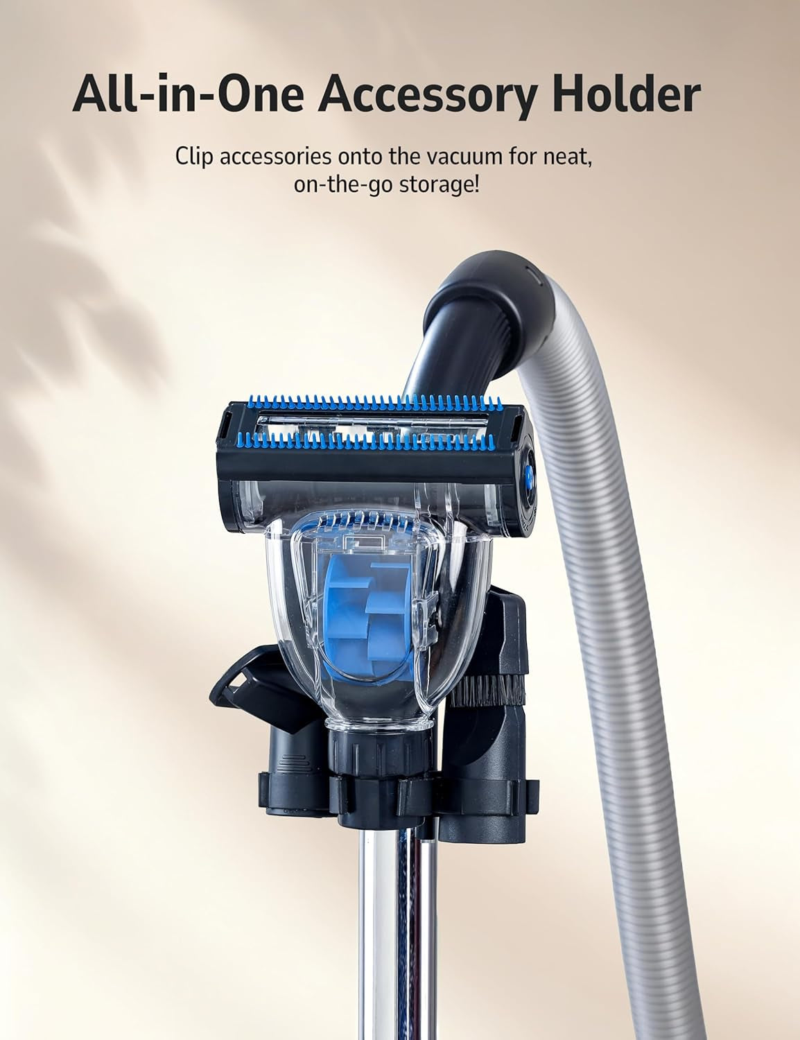 1700W Canister Vacuum, 45Kpa Bagless Vacuum Cleaner for Home