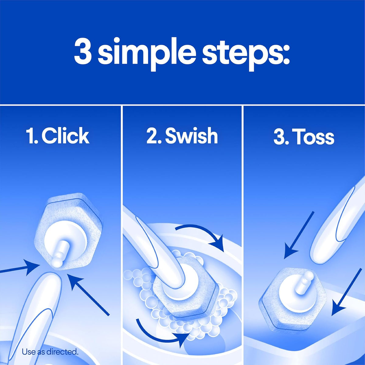 Toiletwand Toilet Cleaning Kit, 1 Starter Kit with 16 Refill Heads