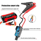 Power Up Your Adventures: 28000mAh 600A Portable Car Jump Starter with LED Flashlight