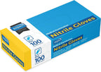 Blue Nitrile Disposable Gloves | 4.5 Nitrile Disposable Safety Medical Cooking Cleaning Gloves