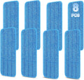 8 Pack 16.5 Inch Reusable Mop Pads Microfiber Spray Mop Replacement Heads for Wet/Dry Mops Compatible with Bona Floor Care System