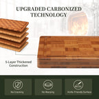 Extra Large Bamboo Cutting Board, Wood Cutting Boards for Kitchen