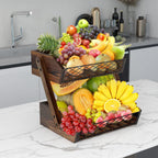 Fruit Basket for Kitchen Counter Organizer,Fruit Bowl Stand Storage