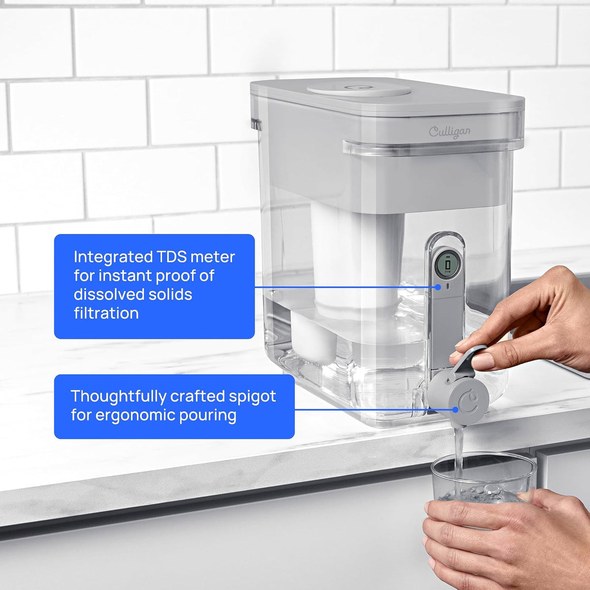 Zerowater 23-Cup Water Filter Dispenser Removes PFAS ​
