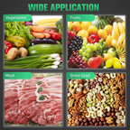 Vacuum Sealer, Food Vacuum Sealer Machine, Automatic Food Vacuum Sealer for Food Preservation Air Sealing Packing System, for Sous-Vide and Food Storage