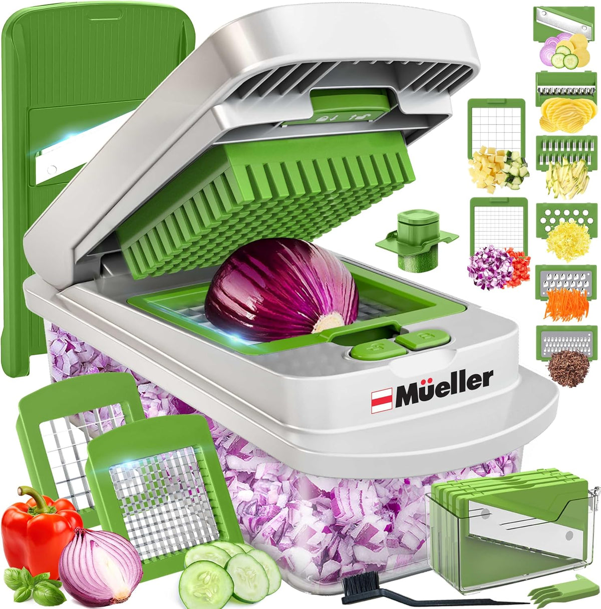 Pro-Series 10-In-1, 8 Vegetable Chopper & Mandoline Slicer