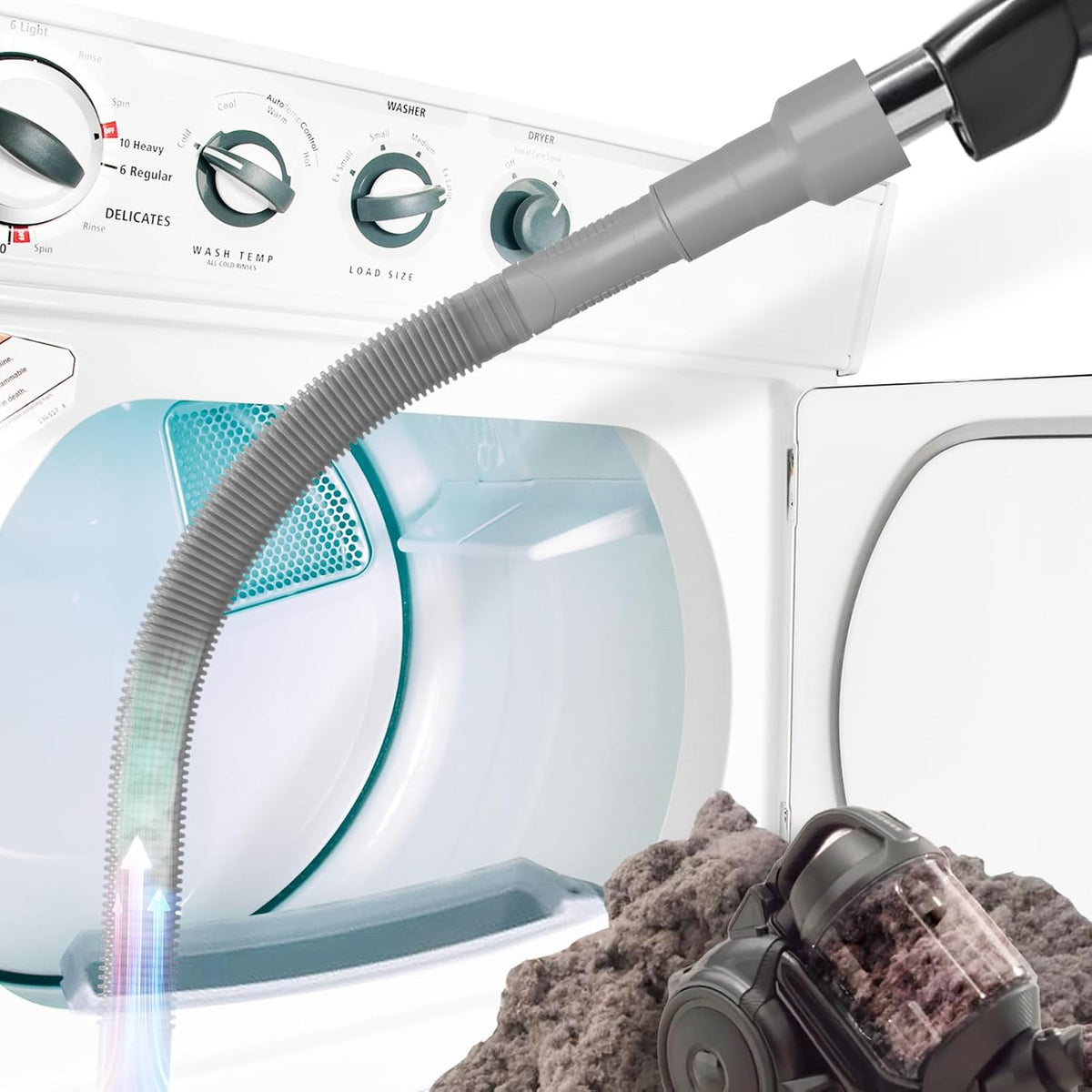 Dryer Vent Cleaner Kit – Blue Lint Vacuum Attachment