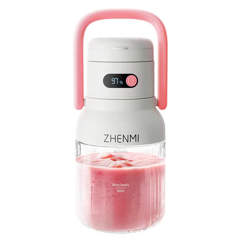 The Thoughtful Gift for Holidays & Birthday: ZHENMI Cordless Blender, 33Oz Bpa-Free, Perfect for Making Two-Serving Smoothies, Crushes Ice, USB Rechargeable – for a Fresh & Healthy Start as a Couple. Share Healthy Moments Together! Outdoor