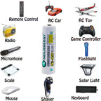 Solar Light AA Ni-Cd 1000Mah Rechargable Batteries,Aa Rechargeable Batteries for Solar Lights Solar Lamp(Pack of 8)