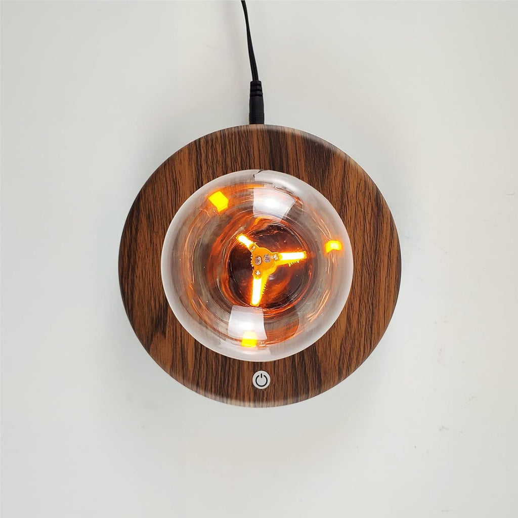 Levitating Bulb Lamp Magnetic Floating LED Light Desk Lamp Table Lamp Night Light, 360 Degree Automatic Rotating Light for Unique Gifts Room Home Office Decor