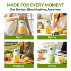 The Thoughtful Gift for Holidays & Birthday: ZHENMI Cordless Blender, 33Oz Bpa-Free, Perfect for Making Two-Serving Smoothies, Crushes Ice, USB Rechargeable – for a Fresh & Healthy Start as a Couple. Share Healthy Moments Together! Outdoor