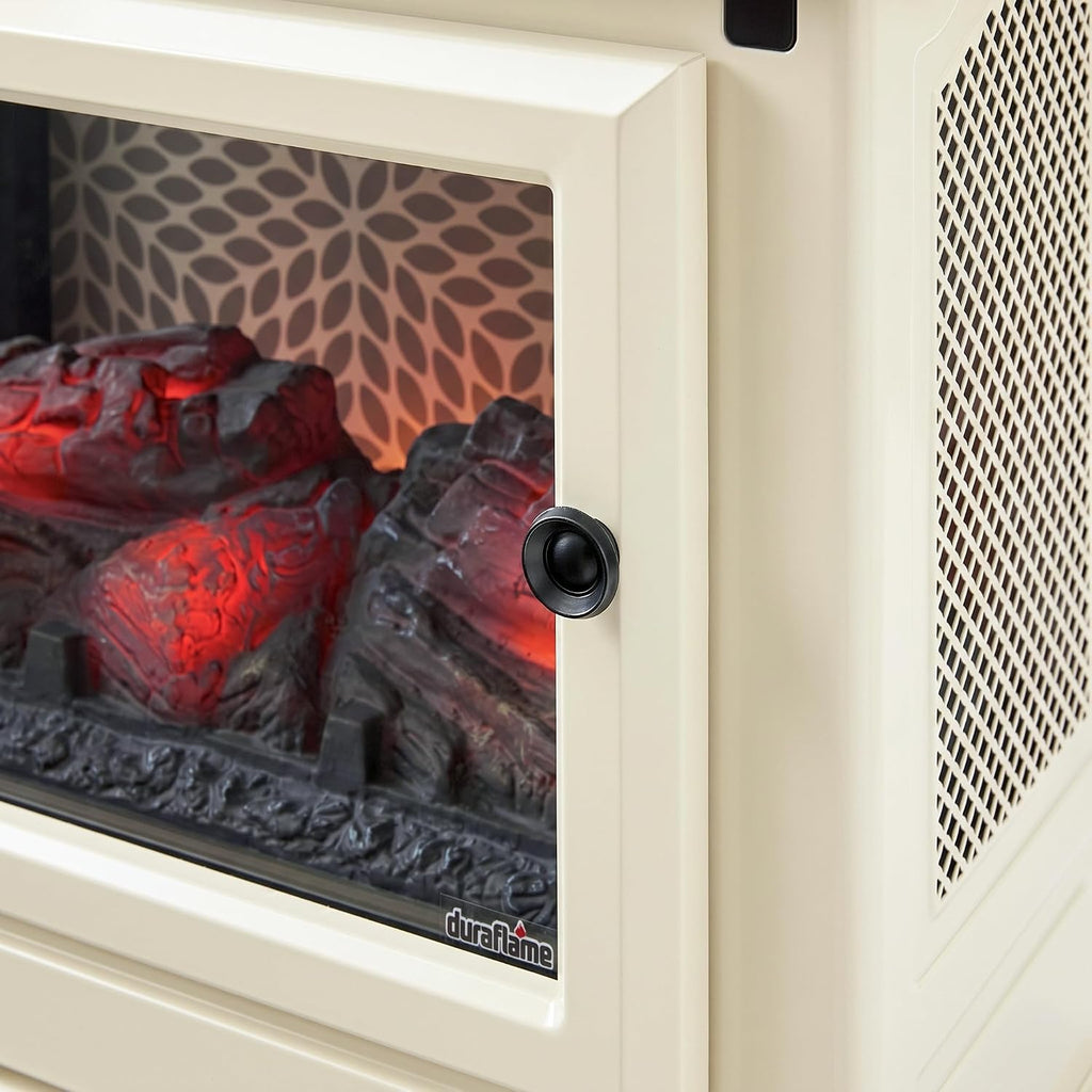 ® Infrared Stove Heater with 3D Flame® Effect and Remote, Cream