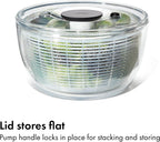 OXO Good Grips 6.22 Qt Salad Spinner, Vegetable Washer with Bowl & Strainer