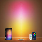 Corner Floor Lamp, Smart RGB LED Corner Lamps for Living Room