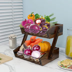 Fruit Basket for Kitchen Counter Organizer,Fruit Bowl Stand Storage