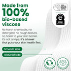 Sensitive Skin Clean Towels® XL, Ultra-Soft Disposable Face Dry Wipes Infused with Aloe & Glycerin, XL - 1 Pack (50 Count)