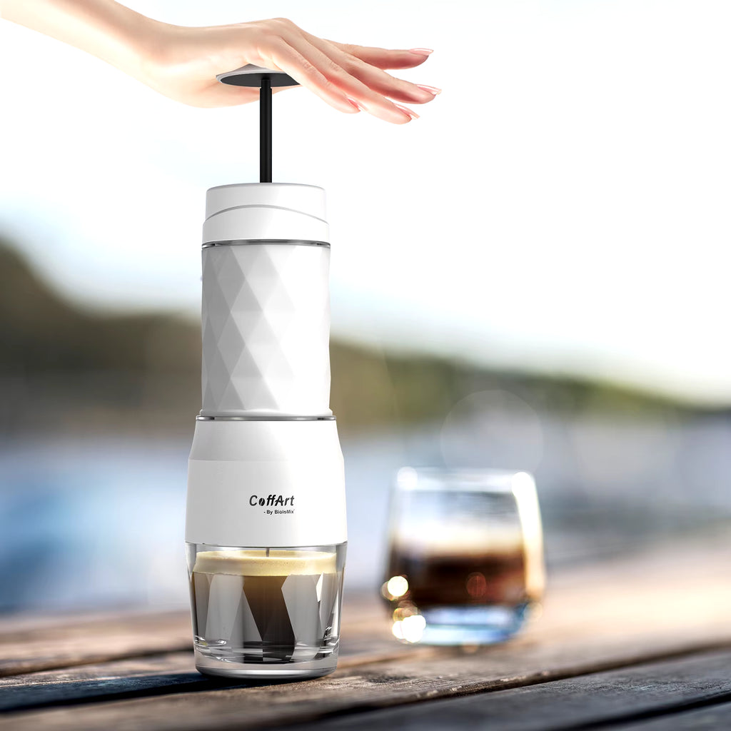 Portable Coffee Maker Espresso Machine Hand Press Capsule Ground Coffe ...