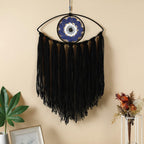 Black Evil Eye Dream Catcher, Wall Hanging for Witch Dark Decor