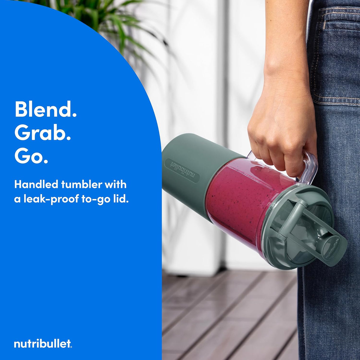 Nutribullet® Turbo Tumbler Edition, Personal Blender, Sage Green, NB30400SG