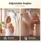Rain Shower Head with Handheld Spray Combo, 2026 Magnetic Shower Head