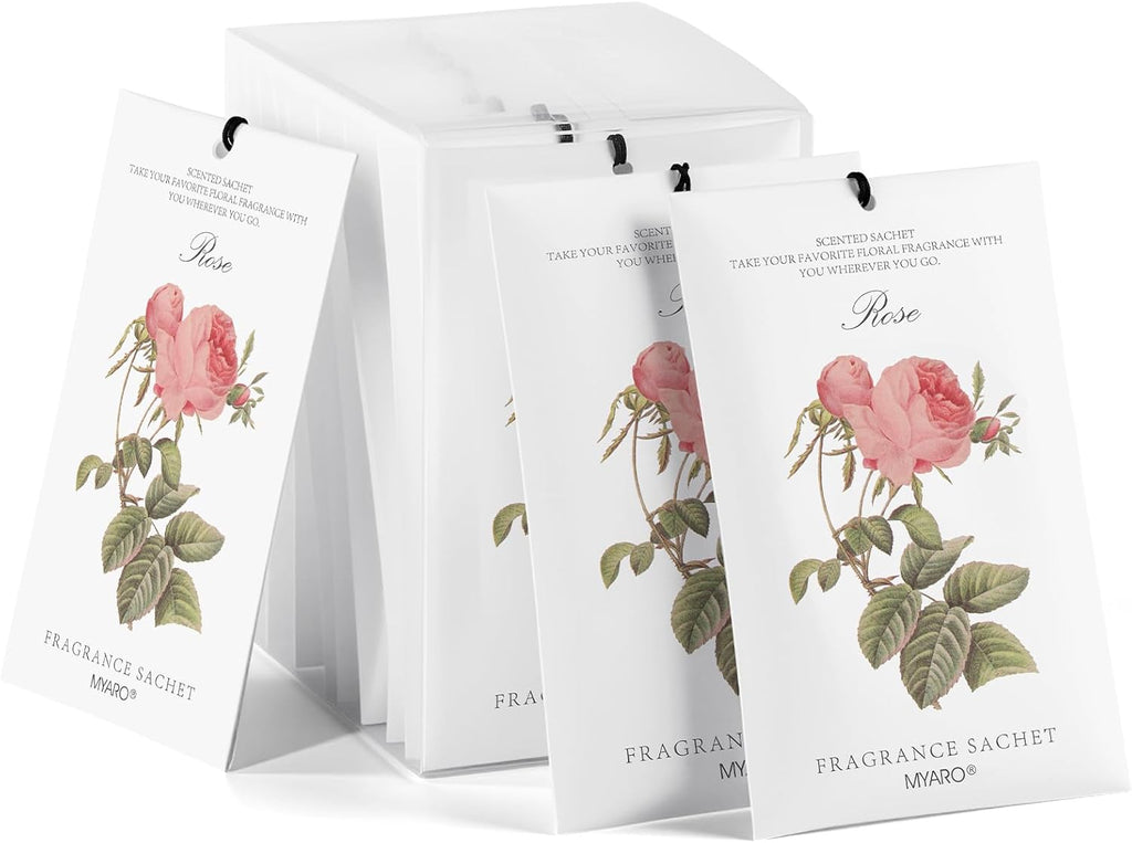 12 Pack Fresh Linen Scented Sachets, Closet Deodorizer Car Freshener