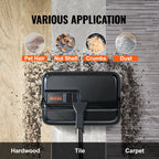 Manual Carpet Sweeper 7.87 in Sweeping Paths 300Ml Dustbin Capacity W/ Comb for Home Rugs Hardwood Surfaces Wood Floors