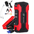 Power Up Your Adventures: 28000mAh 600A Portable Car Jump Starter with LED Flashlight