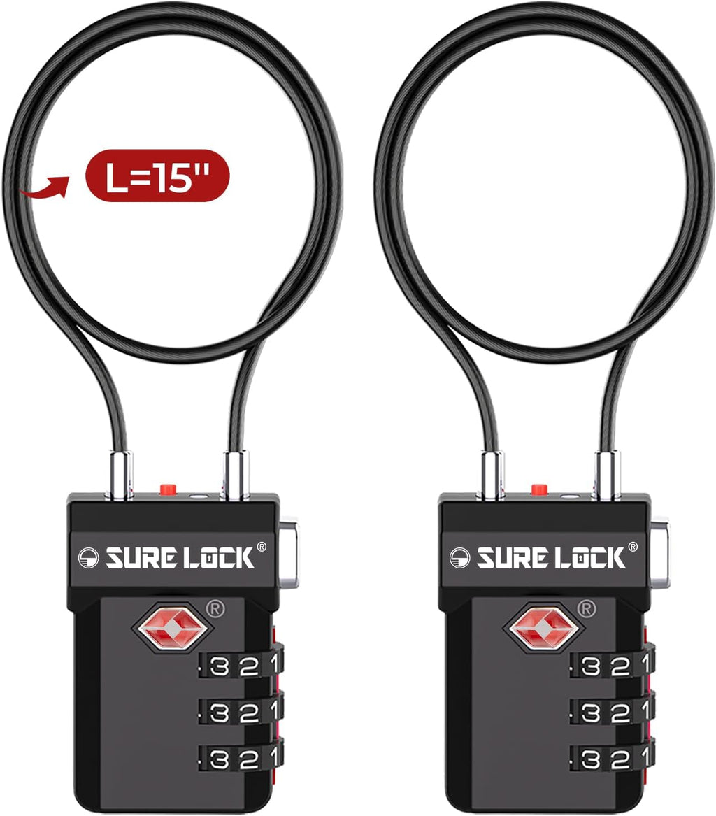 3 Digit TSA Approved Luggage Locks