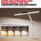 Transform Your Workspace with the HJ1WT 1200LM Dimmable LED Desk Lamp - Perfect for Any Task!