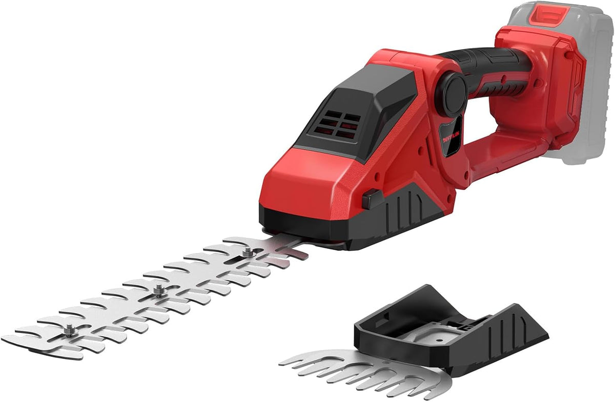 Cordless Hedge Trimmer Compatible with Milwaukee 18V Battery(No Battery),2200Rpm Mini Grass Shear,2 in 1 Handheld Electric Hedge Trimmer/Grass Cutter,Shrub/Bush Trimmer for Gardening,Yard