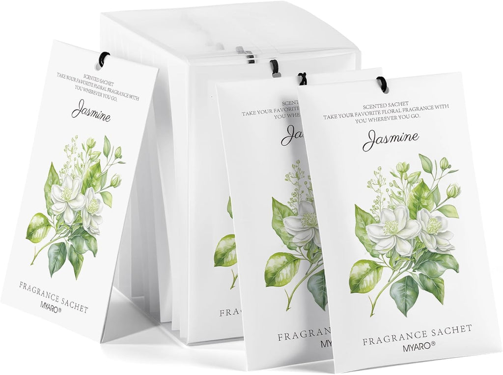 12 Pack Fresh Linen Scented Sachets, Closet Deodorizer Car Freshener