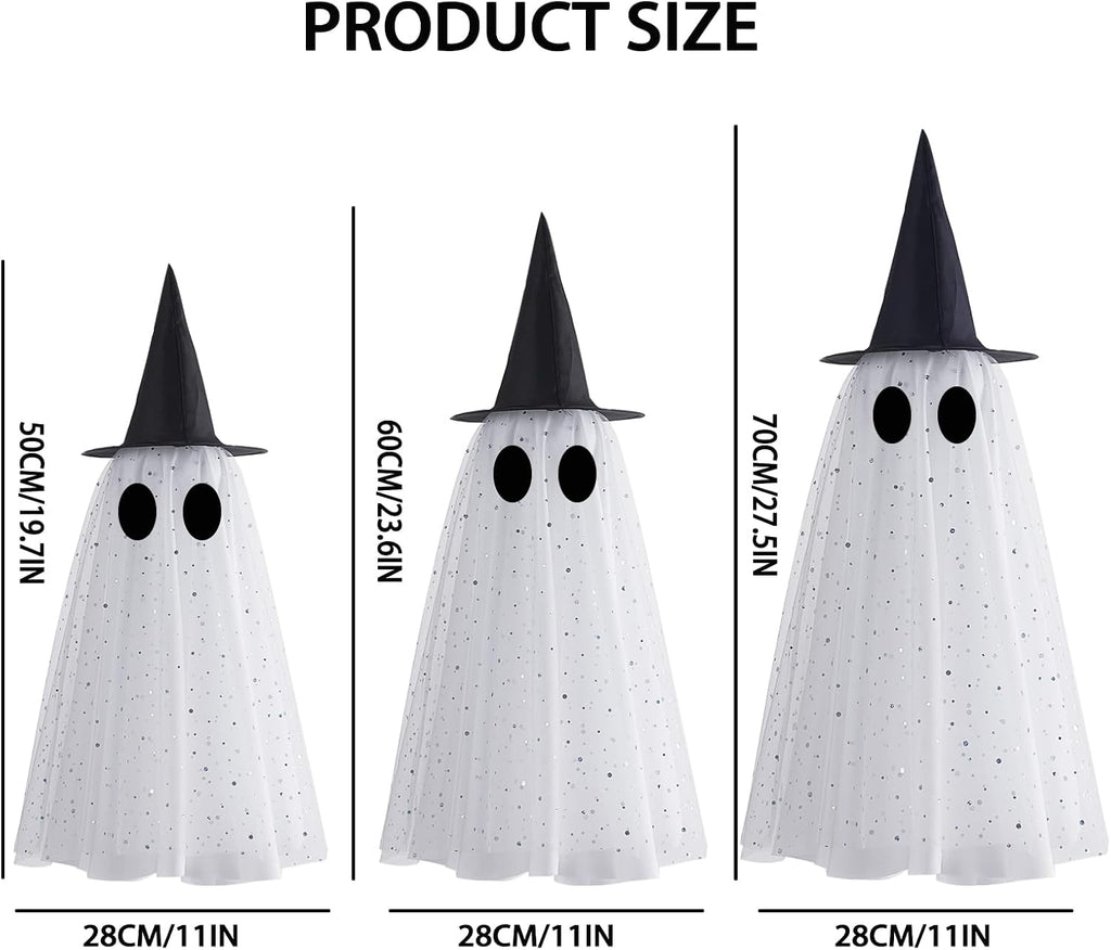 Halloween Ghost Decor Outdoor, Halloween Hanging Ghost Decorations