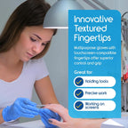 Blue Nitrile Disposable Gloves | 4.5 Nitrile Disposable Safety Medical Cooking Cleaning Gloves