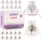 26 Cedar & Lavender Sachets for Closet, Clothes Storage