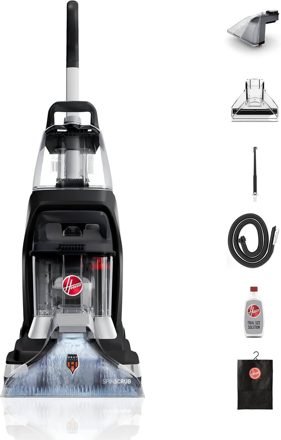 Powerscrub Deluxe Carpet Cleaner Machine, Pet & Upholstery Tools