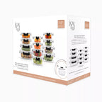Joyful by Joyjolt 24 Piece Glass Storage Containers with Leakproof Lids Set