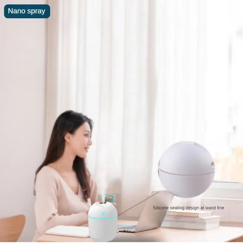 250ML Mini Aroma Diffuser USB Essential Oil Aromatherapy Desktop Atomizer Household Humidifier Air Freshener for Home Decor