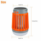 Solar USB Mosquito Killer Light Electronic Fly Bug Insect Zapper Trap Pest Lamp
