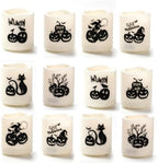 Battery Operated Flameless LED Votive Candles Warm White Light 6 Pack