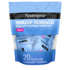 Makeup Remover Towelettes, Daily Single Face Towelettes, 20 Ct